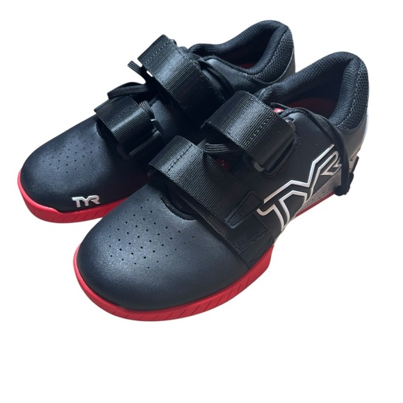 TYR L-1 Lifting Training Red Black Weight Lifter Shoes Size M9 W10.5